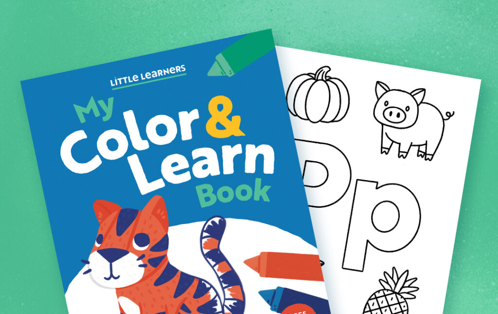 Little Learners Color and Learn – Educational Coloring Book for Toddlers